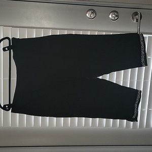 Black Capri length pants